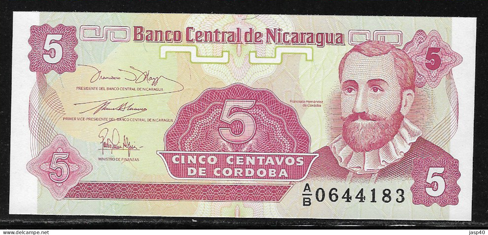 NICARAGUA - 5 CENTAVOS - Nicaragua