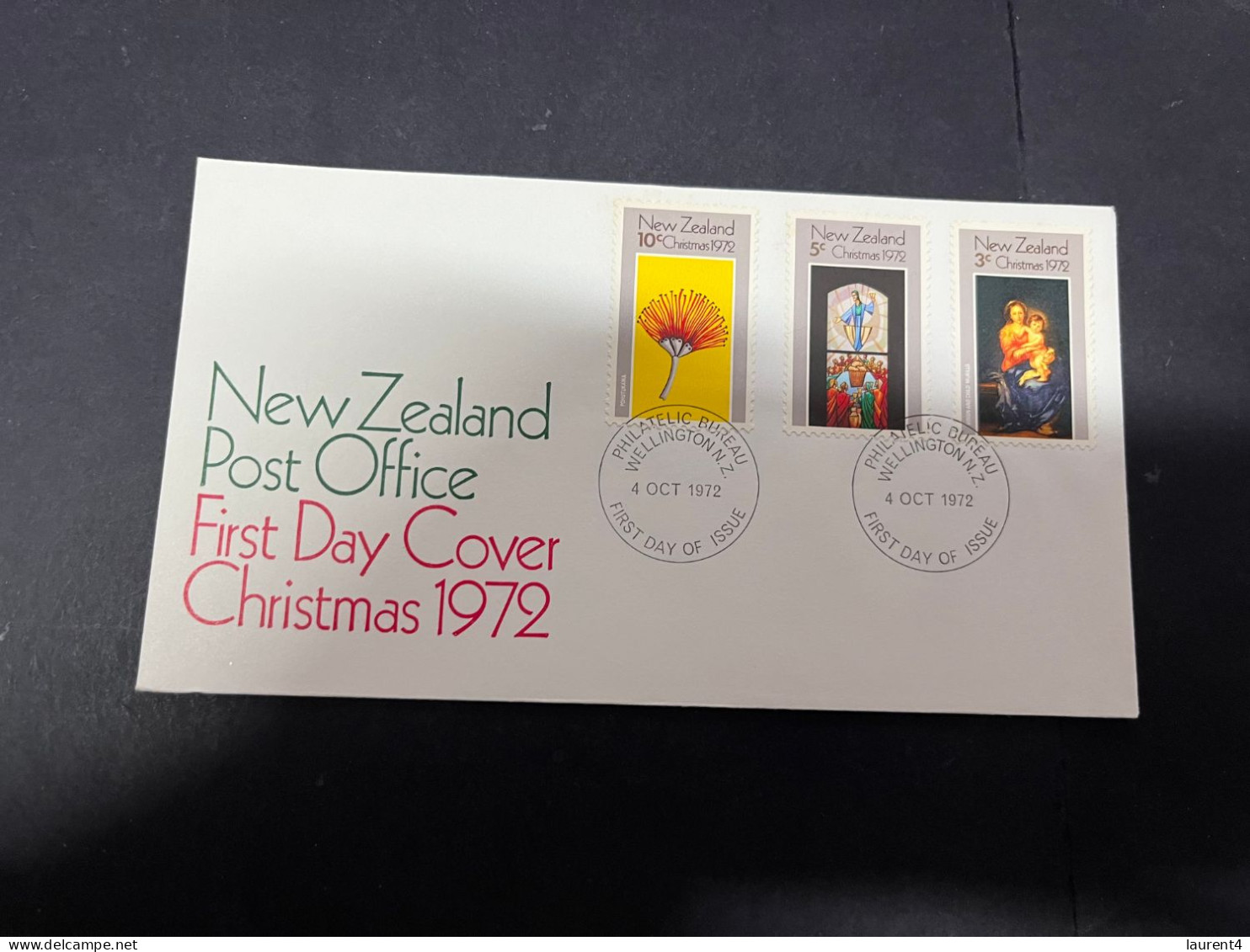 23-4-2024 (2 Z 49) FDC - New Zealand - 1972 - Christmas - FDC