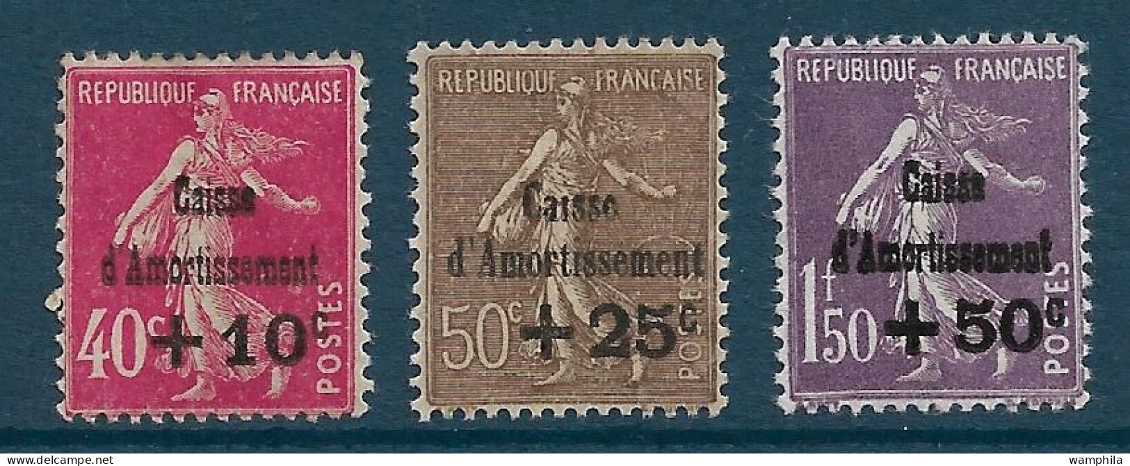 France 1931 N°266/68*Caisse D'amortissement. Très Bon Centrage. Cote 180€. - 1927-31 Caisse D'Amortissement