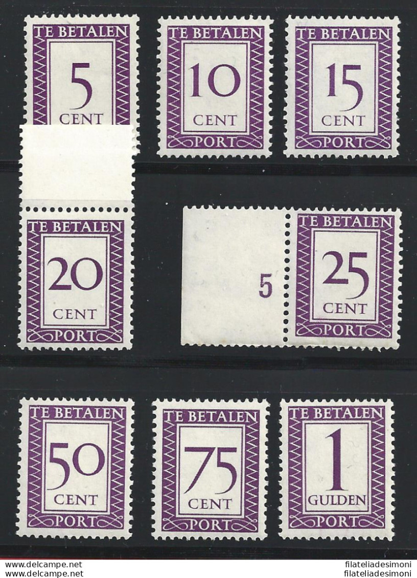 1950 SURINAME - Tasse N° 39/46  8 Valori  MNH/** - Other & Unclassified