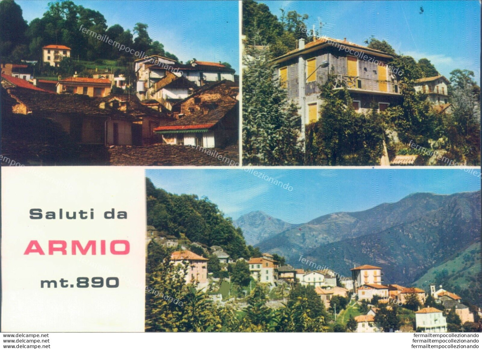 C562 - Cartolina Provincia Di Varese - Saluti Da Armio - Varese