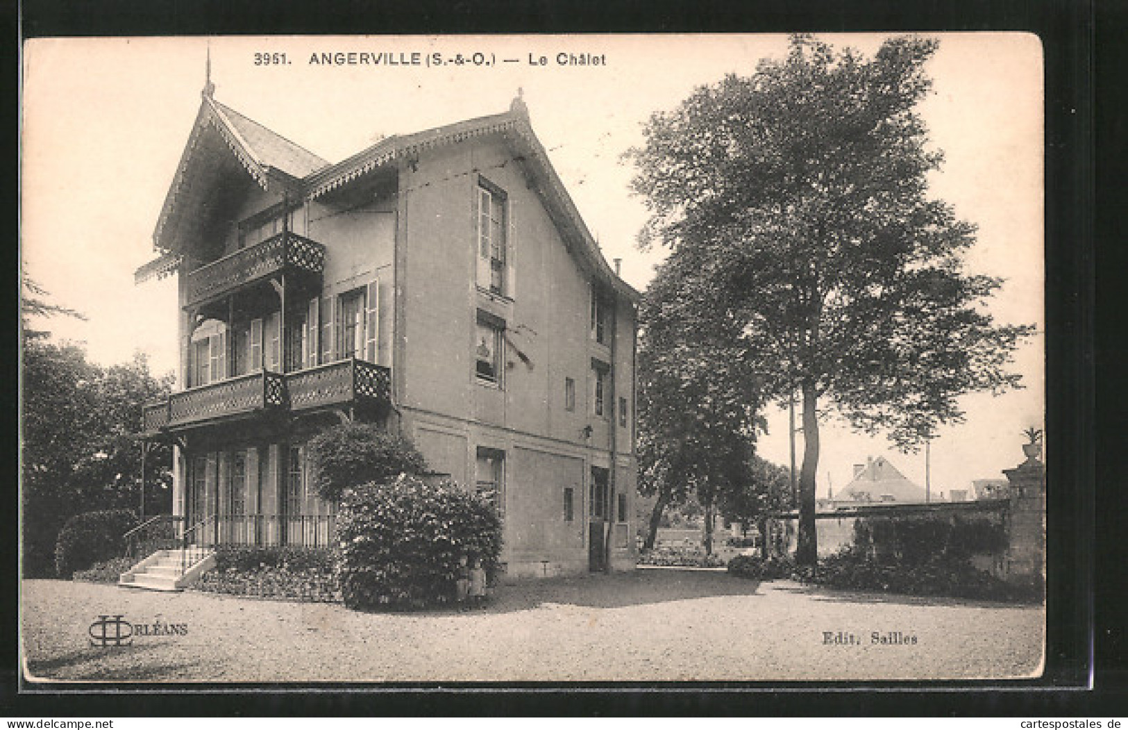 CPA Angerville, Le Chalet  - Angerville