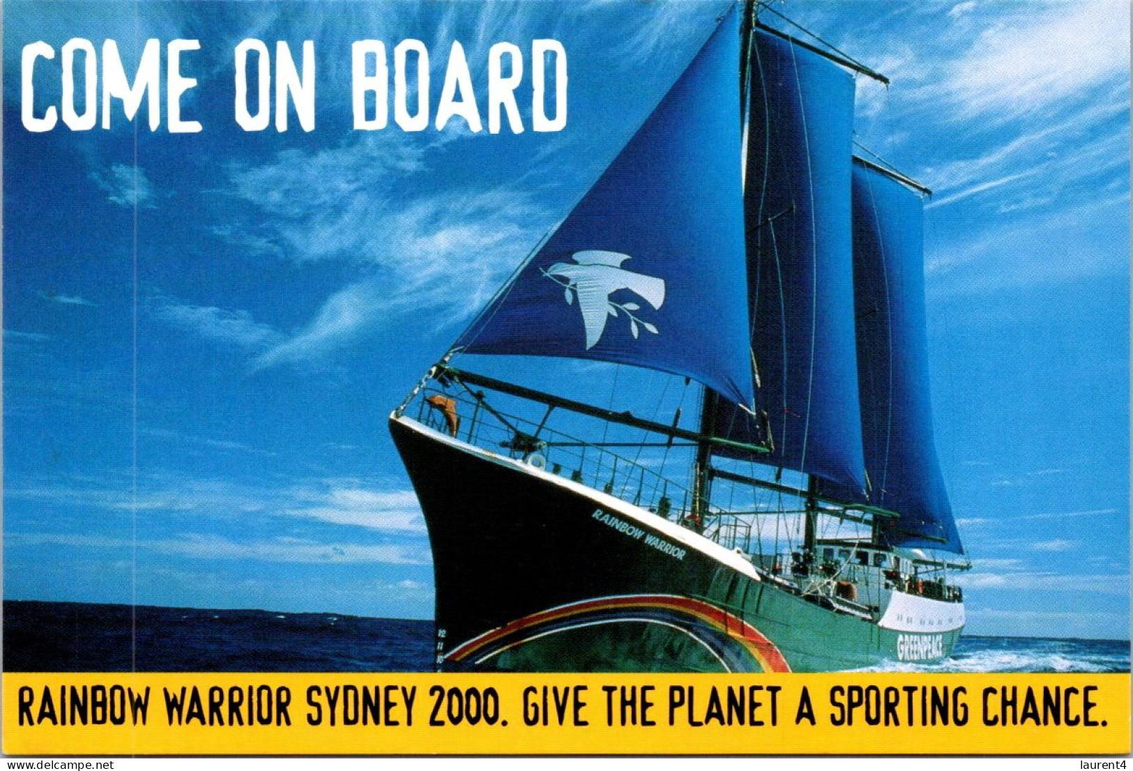 23-4-2024 (2 Z 50) Australia - Rainbow Warrior 2000 (Greenpeace Sail Ship) - Sailing Vessels