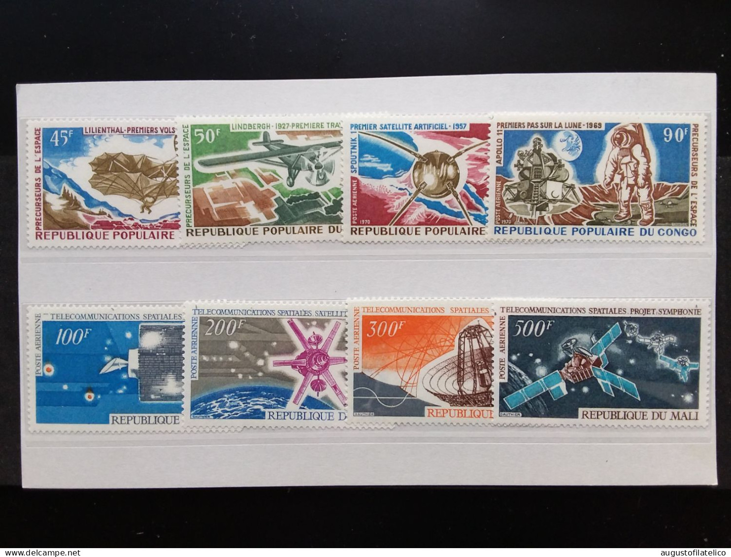 CONGO E MALI - 1° Voli E Telecomunicazioni - Nuovi ** + Spese Postali - Mint/hinged