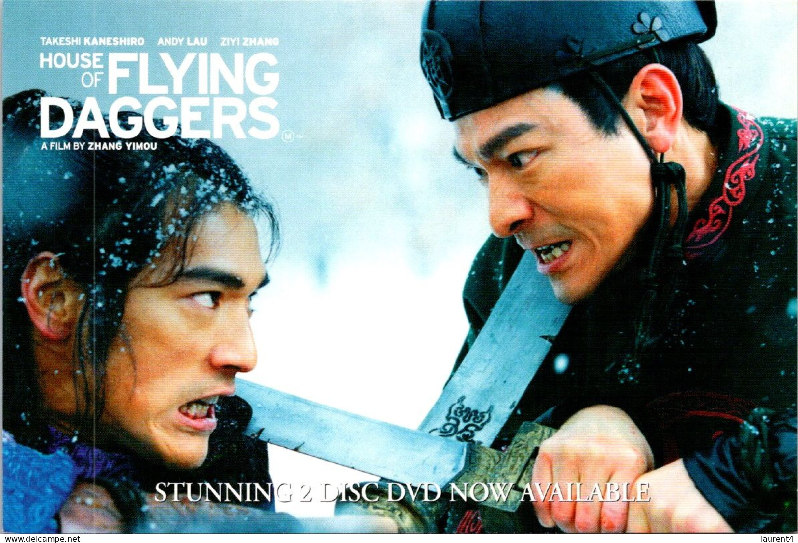 23-4-2024 (2 Z 50) Australia - Movies (2 Postcard) House Of The Flying Daggers (Archery - Sword) - Posters On Cards