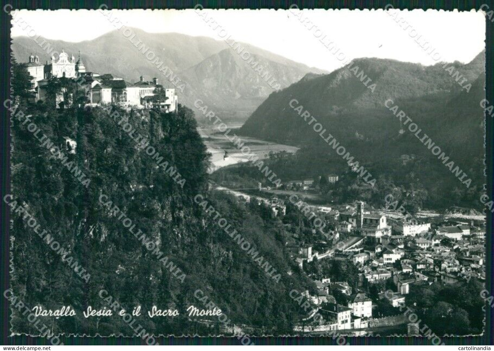 Vercelli Varallo Sesia Sacro Monte Foto FG Cartolina KB2908 - Vercelli