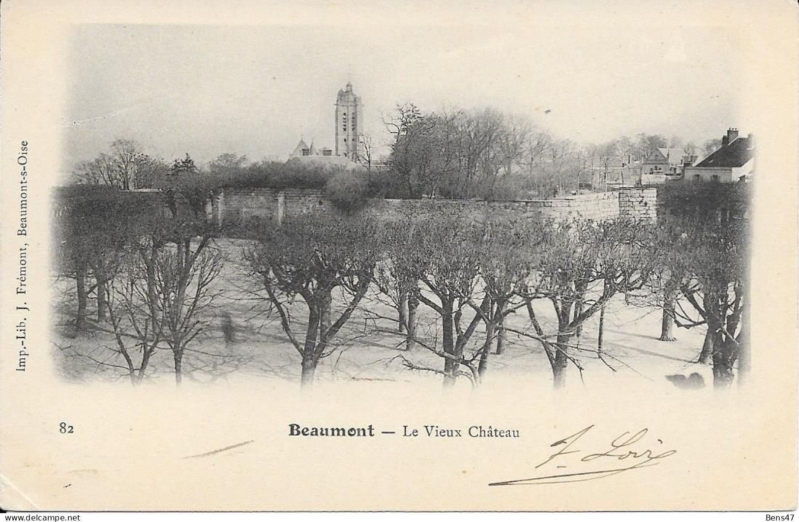 95 Beaumont Sur Oise Le Vieux Chateau - Beaumont Sur Oise