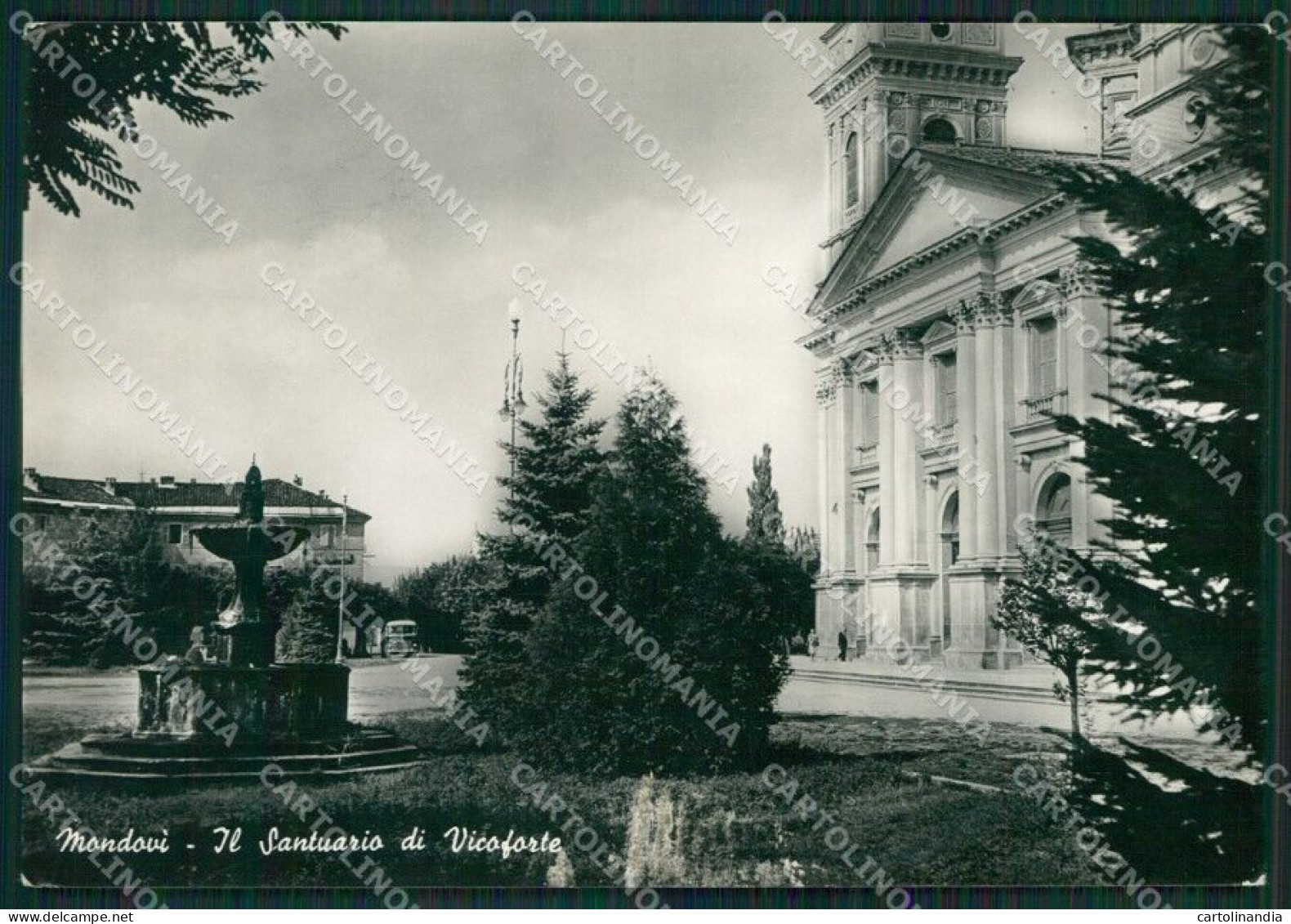 Cuneo Mondovì Vicoforte Santuario Di Foto FG Cartolina KB2947 - Cuneo