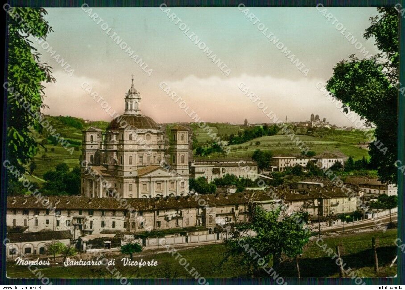 Cuneo Mondovì Vicoforte Santuario Di Foto FG Cartolina KB2983 - Cuneo