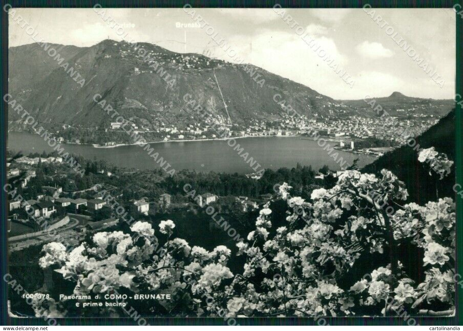 Como Brunate Lago Di Como PIEGHINE Foto FG Cartolina KB2988 - Como