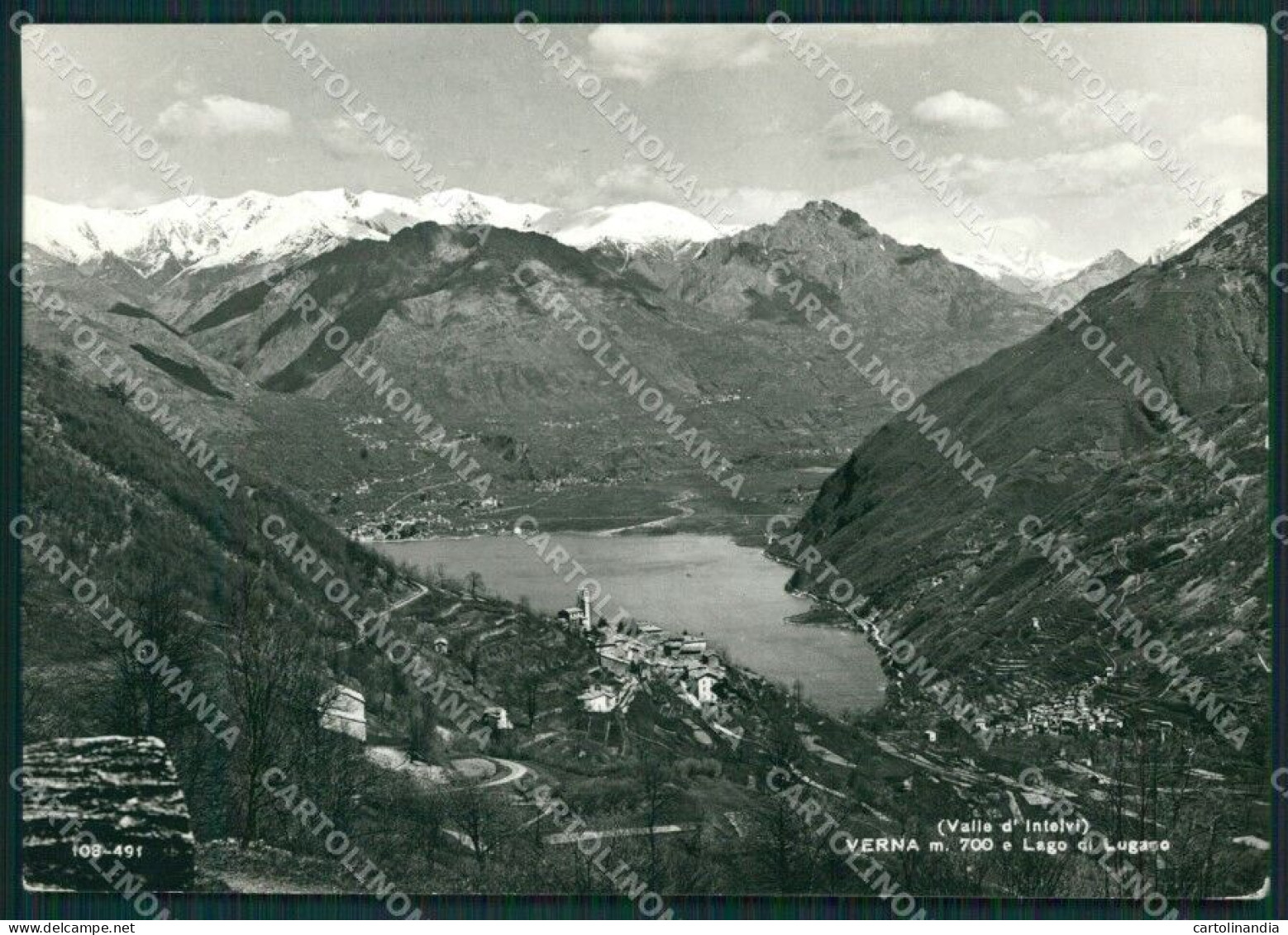 Como Verna Lago Di Lugano Foto FG Cartolina KB2995 - Como