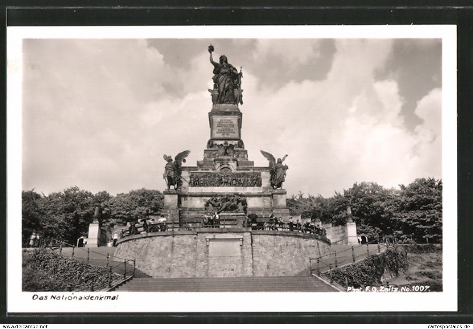 AK Nationaldenkmal Auf Dem Niederwald  - Altri & Non Classificati