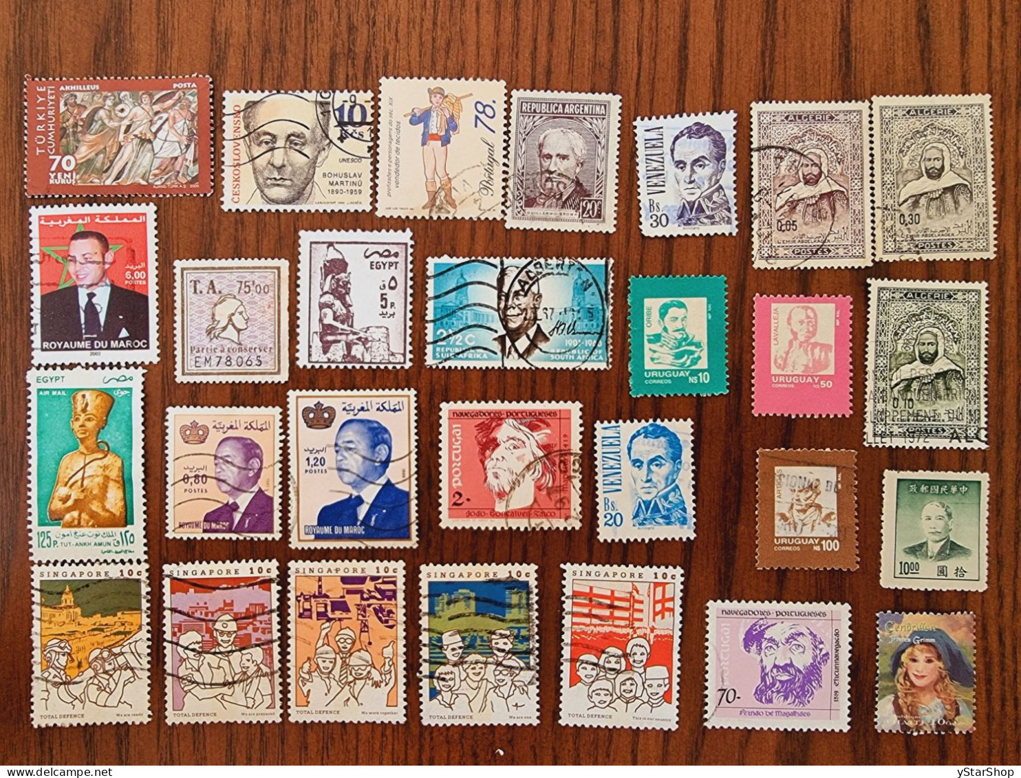 Worldwide Stamp Lot - Used - Various Themes - Alla Rinfusa (max 999 Francobolli)