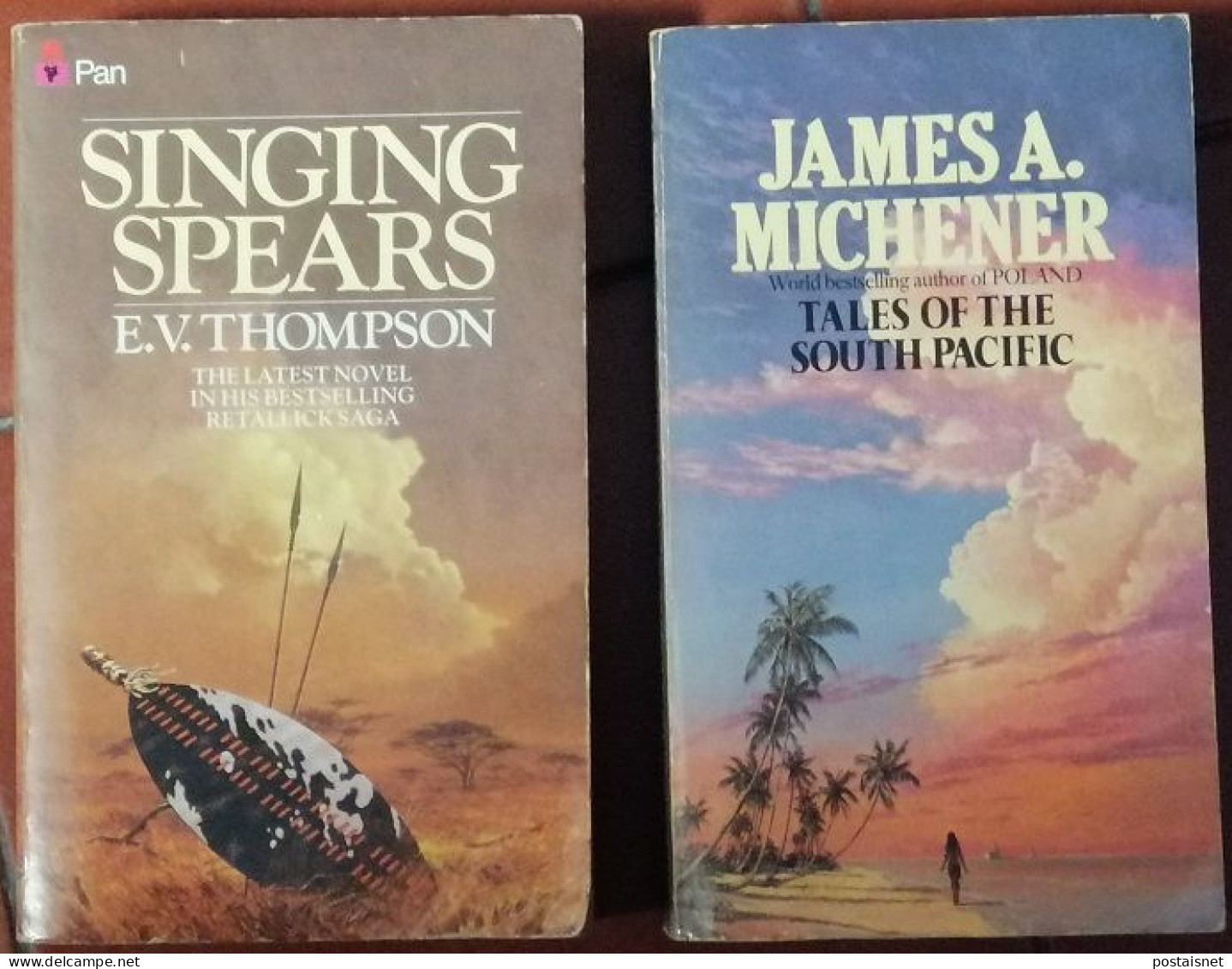 Lote 4 Livros: E. V. Thompson, James A. Michener, Laurie Devine, John Wilson - Sonstige & Ohne Zuordnung