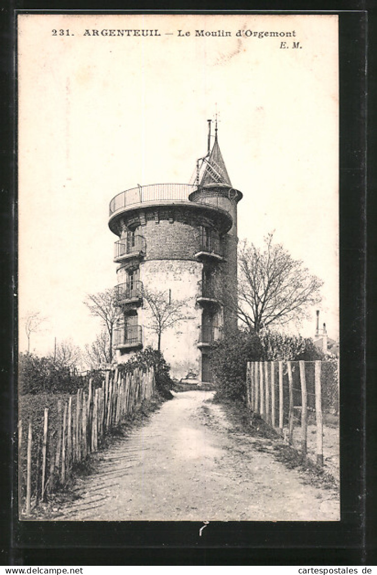 CPA Argenteuil, Le Moulin D`Orgemont  - Argenteuil