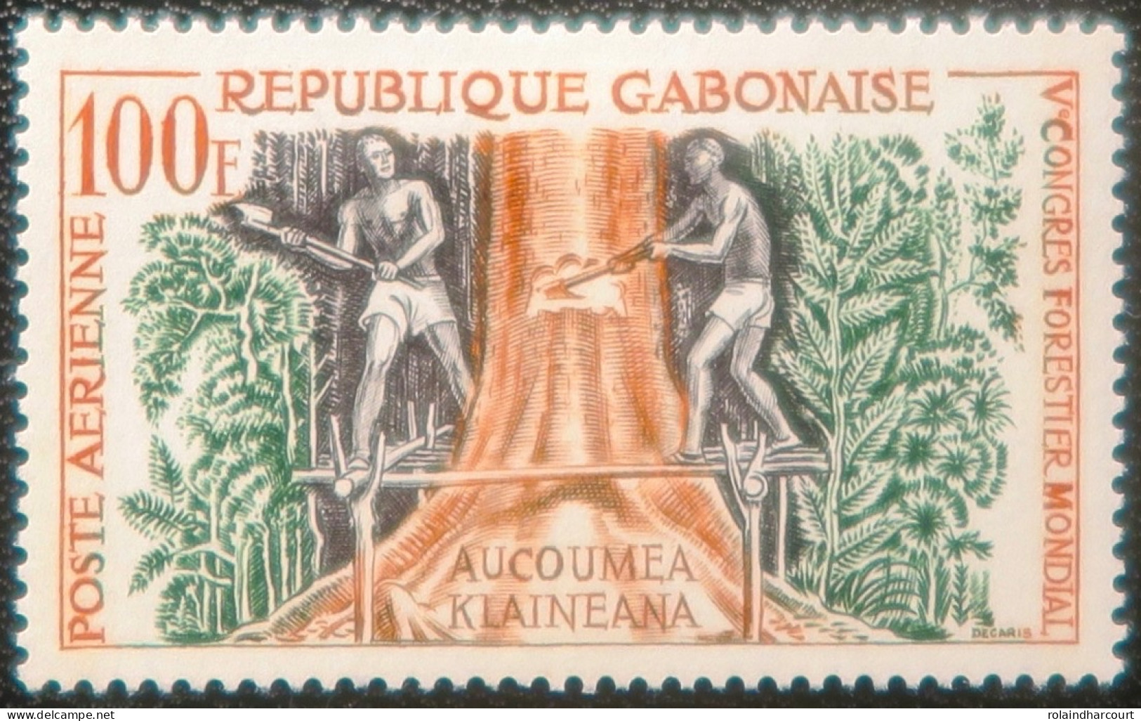 R2253/744 - GABON - 1960 - POSTE AERIENNE - N°2 NEUF* - Gabon (1960-...)