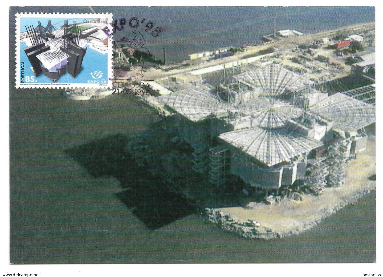 Expo Univeral  Lisboa 1998 - Cartes-maximum (CM)