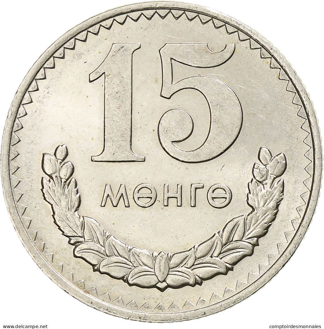 Mongolie, 15 Mongo, 1977 - Mongolia