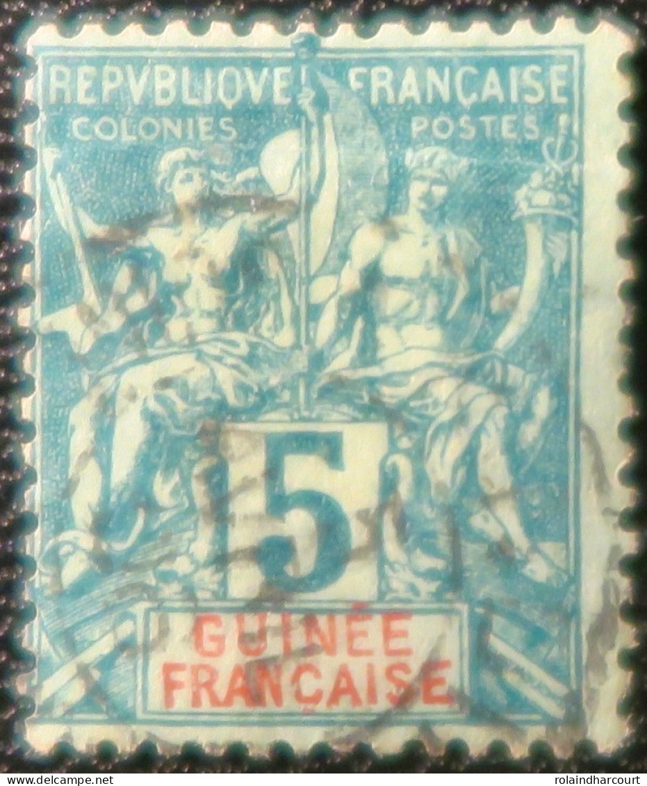 R2253/756 - COLONIES FRANÇAISES -  GUINEE - 1892 - N°4 Oblitéré - Usados