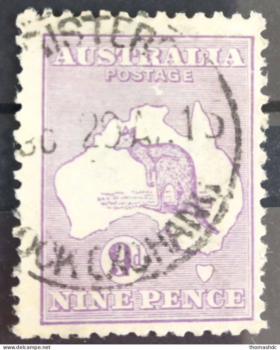 1915 9d Violet 1st Wmk Die Il SG 10 BW 24(1)d 1L58 - Usados