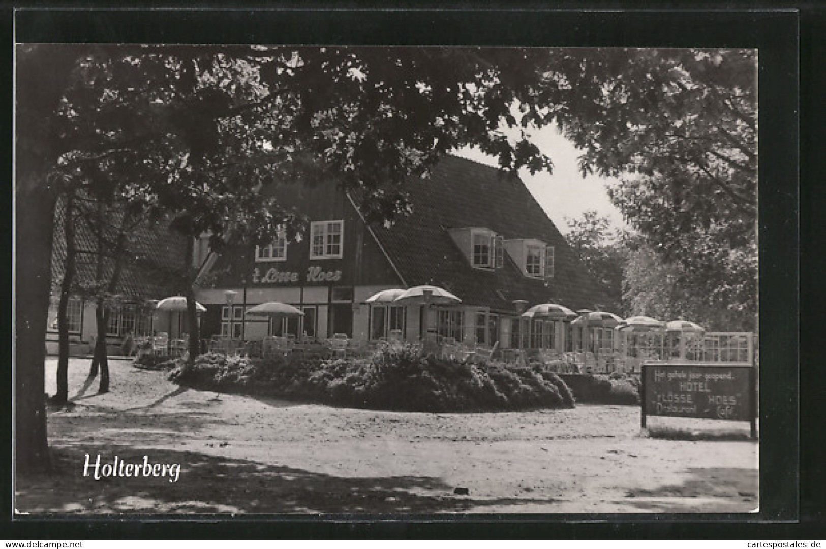 AK Holten, Holterberg Hotel `t Lösse Hoes Mit Gartenterrasse  - Holten