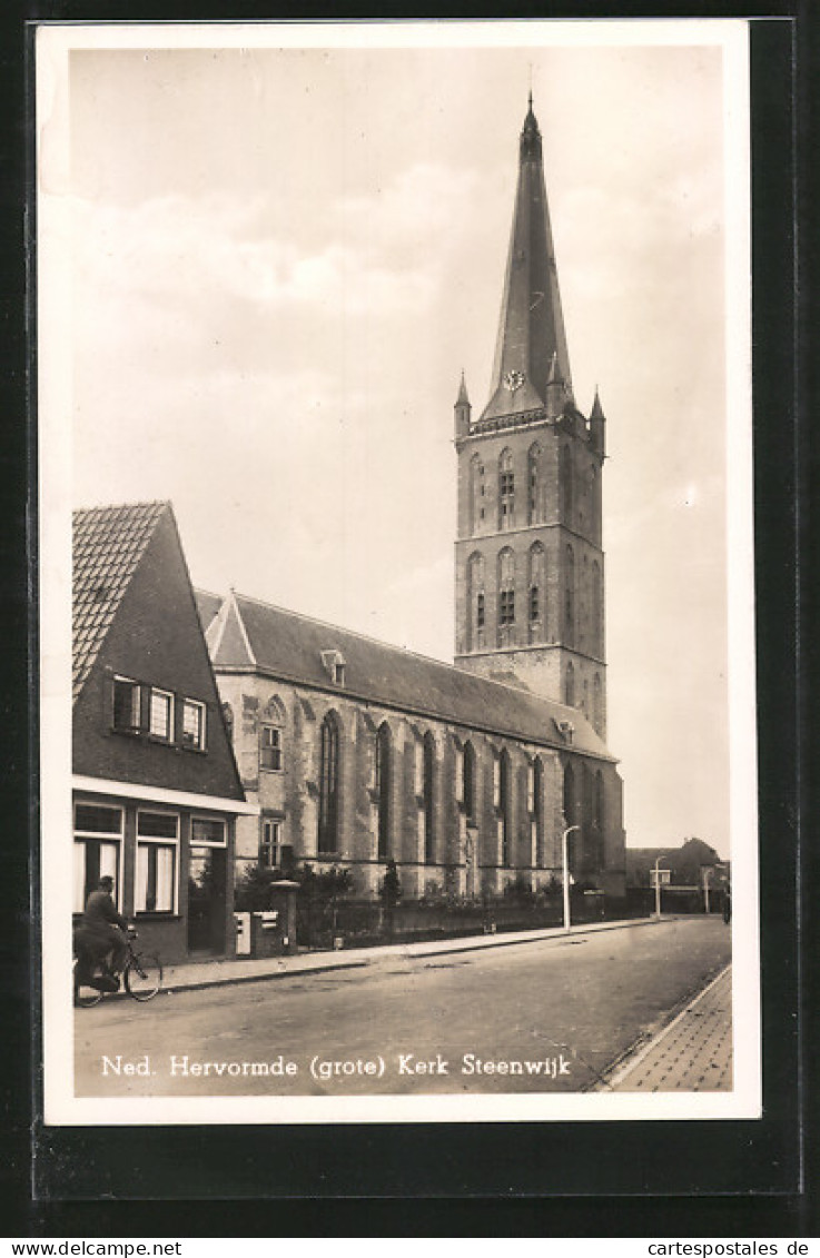 AK Steenwijk, Ned. Hervormde Kerk, Motiv Der Kirche  - Steenwijk