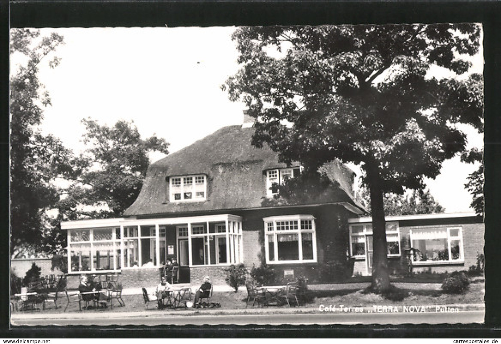 AK Putten, Cafe-Terras Terra Nova, Gesamtansicht  - Putten