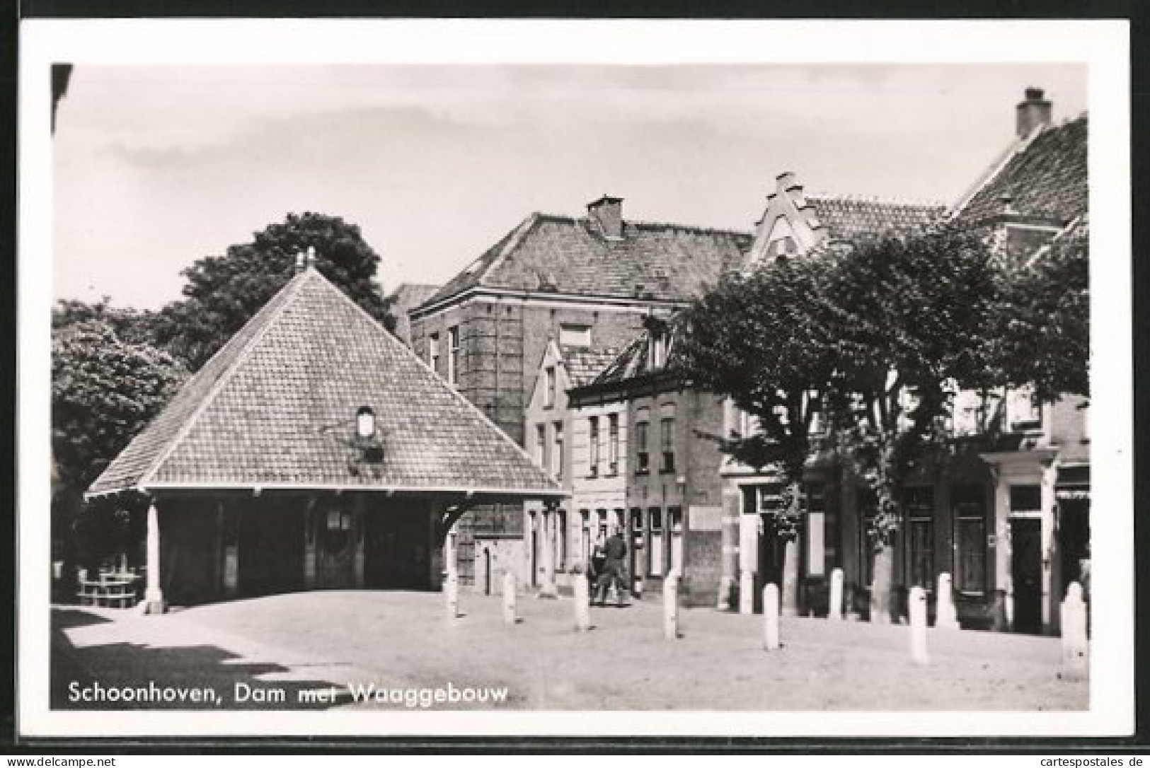 AK Schoonhoven, Dam Met Waaggebouw  - Schoonhoven