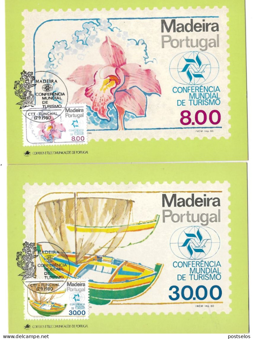 Turismo Na Madeira - Cartes-maximum (CM)