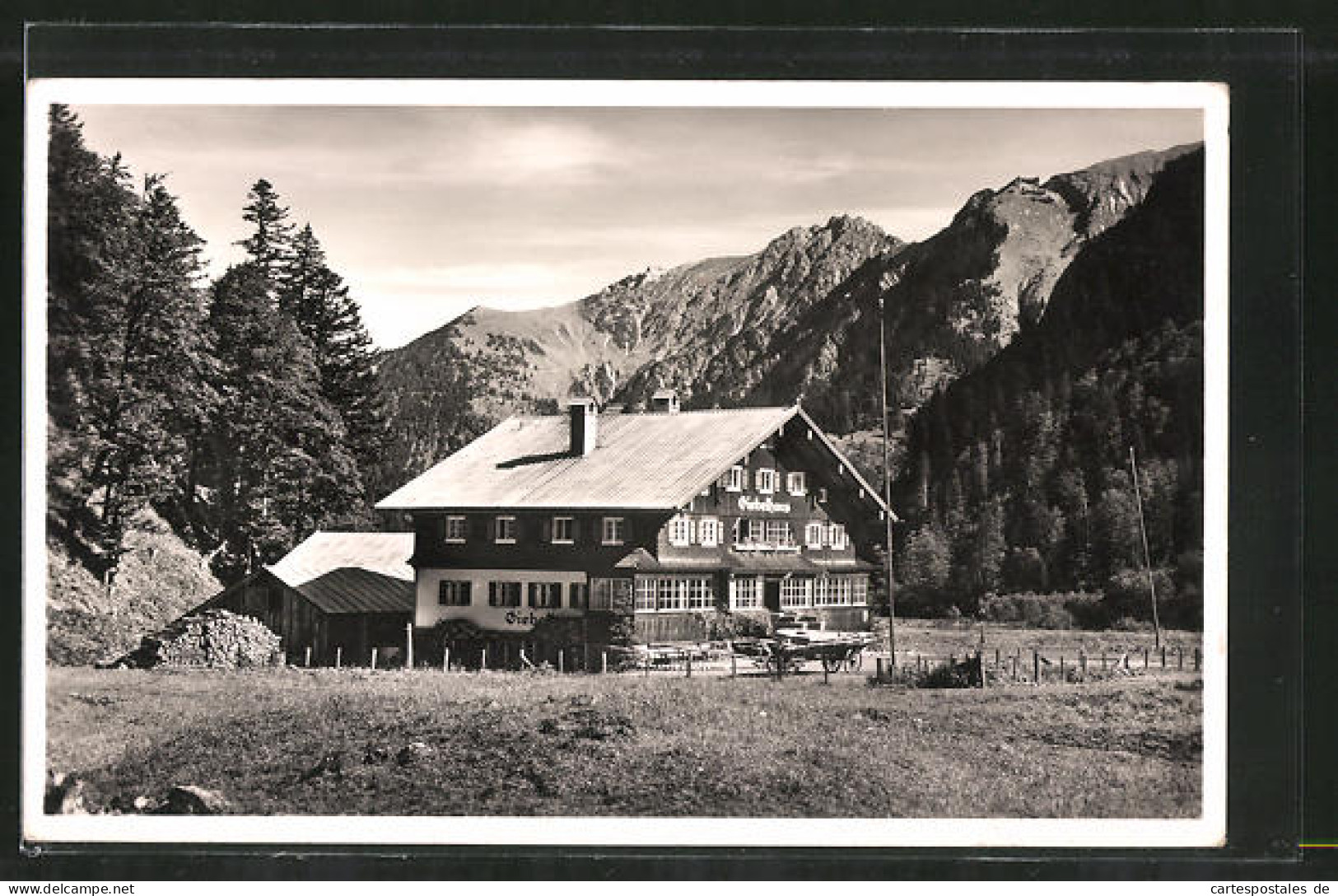 AK Hindelang, Ansicht Des Gasthaus Giebelhaus  - Hindelang