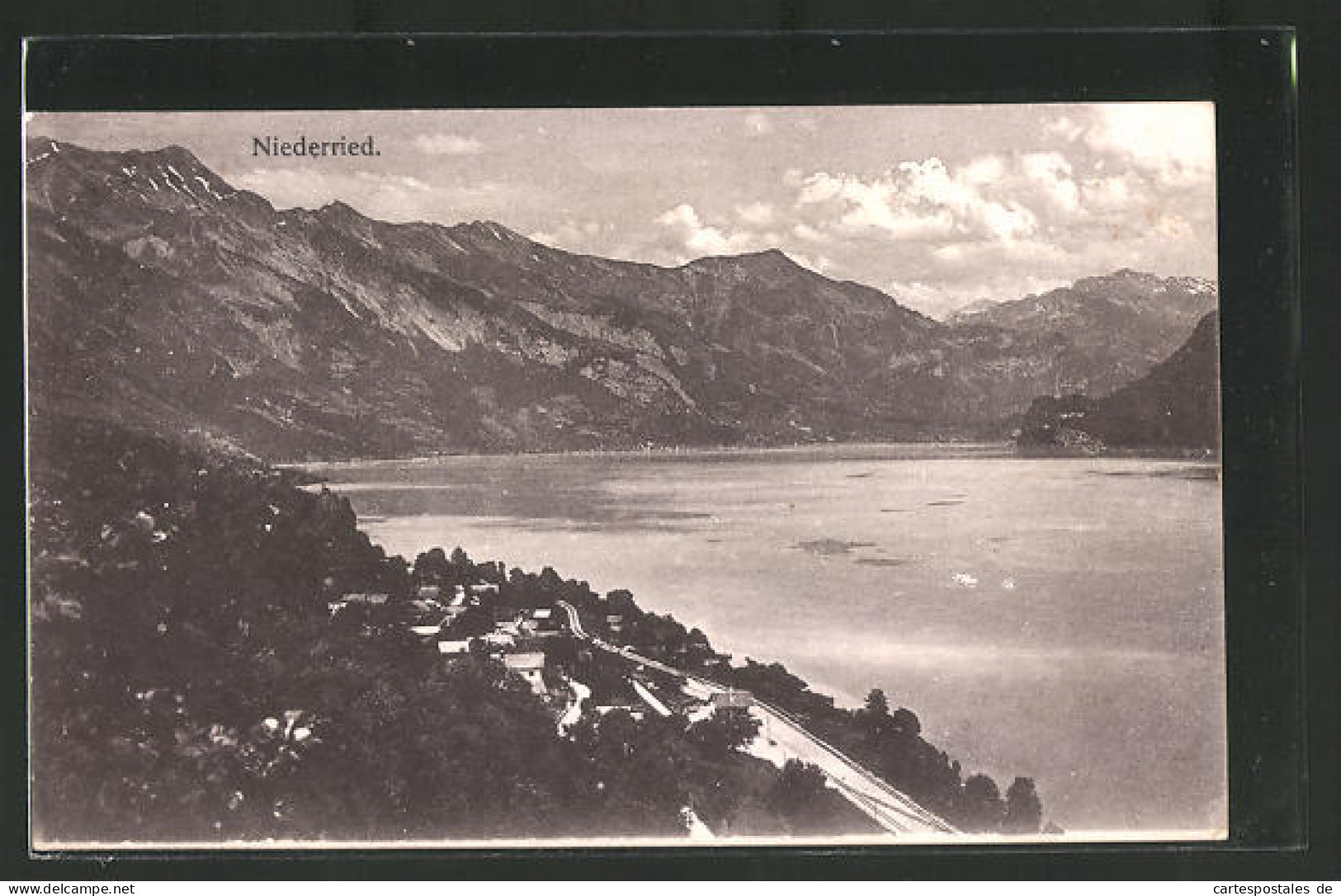 AK Niederried, Ortspartie Am Brienzersee  - Brienz