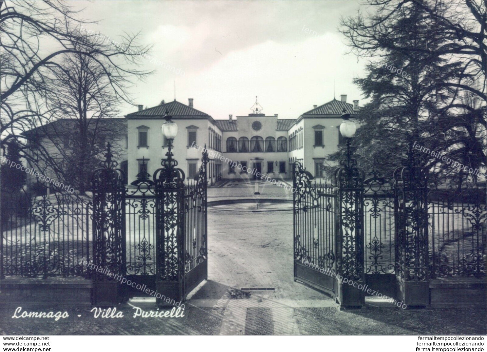 C486 - Cartolina Provincia Di  Varese- Lomnago Villa Puricelli - Varese