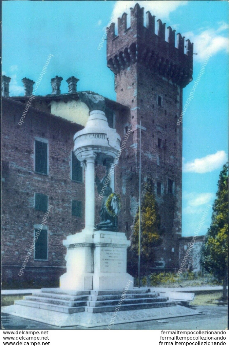 C84 Cartolina  Provincia Di Varese - Cislago Monumento Ai Caduti E Castello - Varese