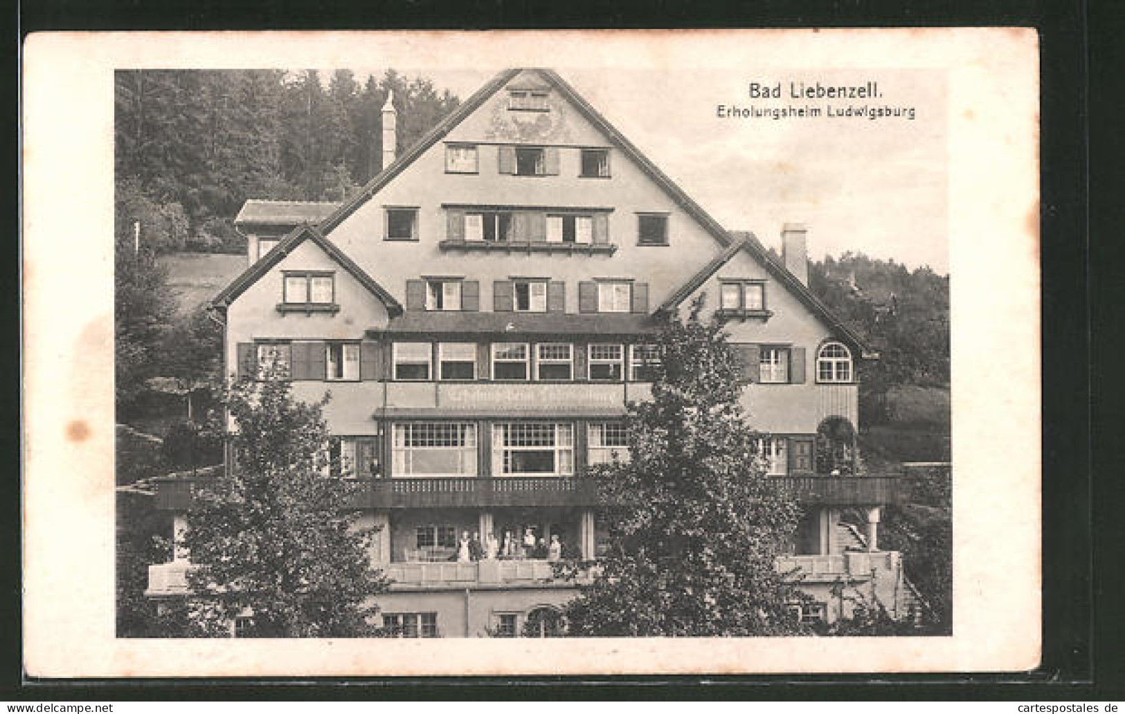 AK Bad Liebenzell, Blick Zum Kurhotel Ludwigsburg  - Ludwigsburg
