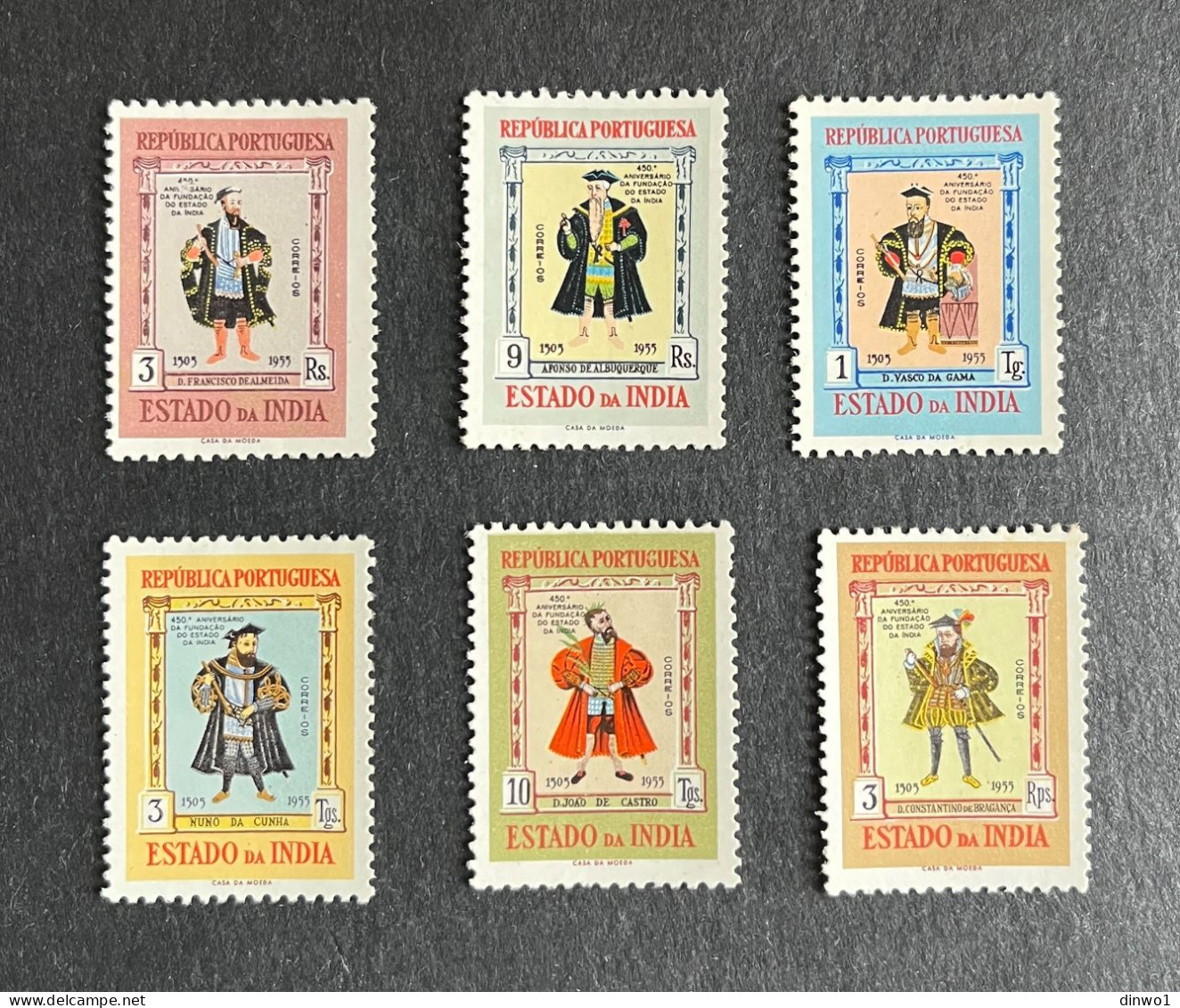 (T1) Portuguese India - 1956 Vice-King Complete Set - MNH - Portuguese India
