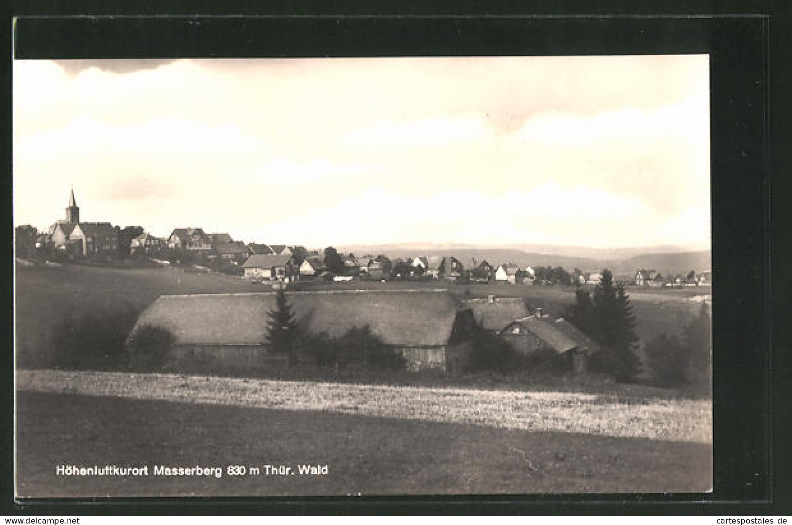 AK Masserberg, Blick Zum Ort  - Masserberg