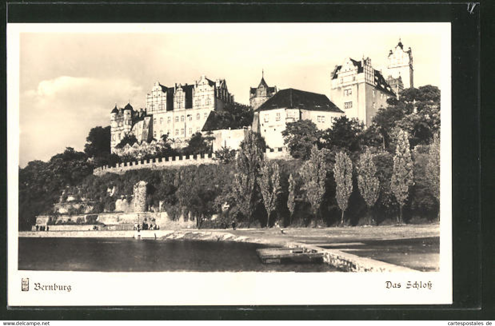 AK Bernburg / Saale, Blick Auf Das Schloss  - Bernburg (Saale)