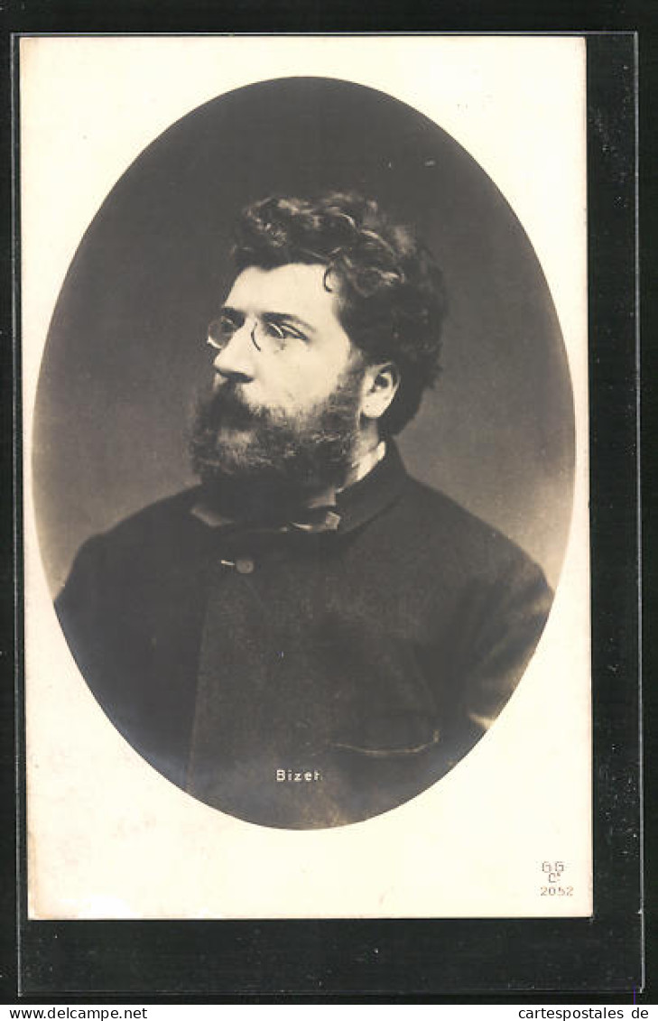 AK Porträt Vom Komponist Georges Bizet  - Künstler