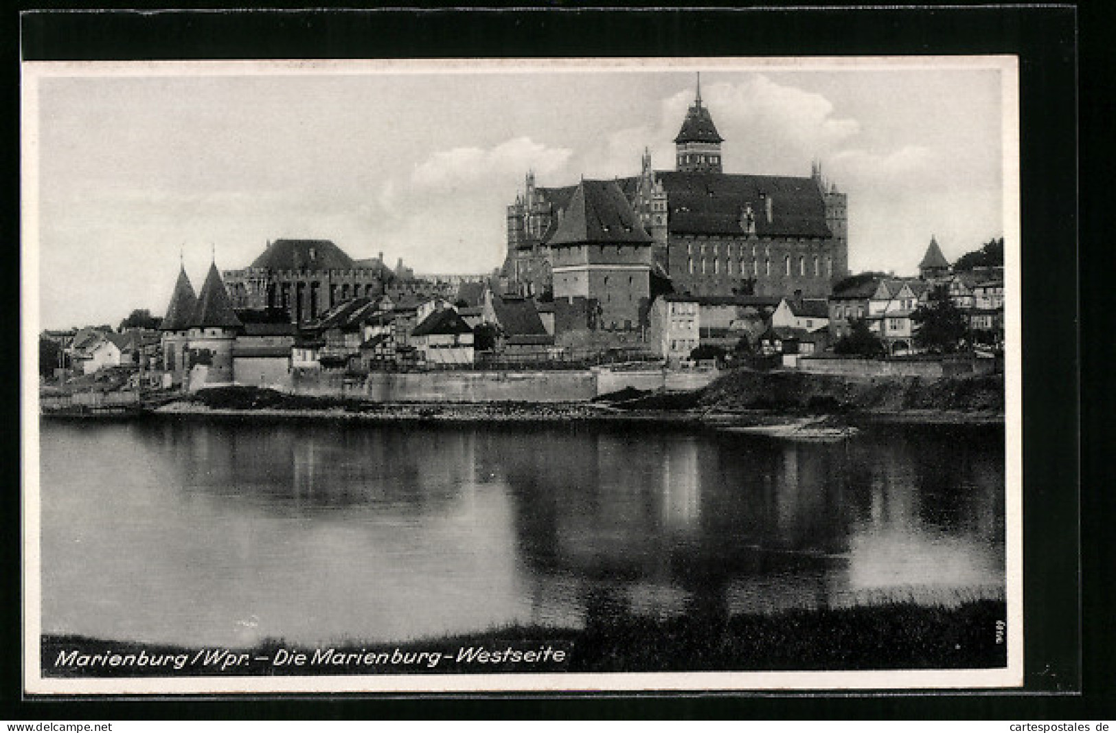 AK Marienburg, Ortsansicht Von Der Westseite  - Westpreussen