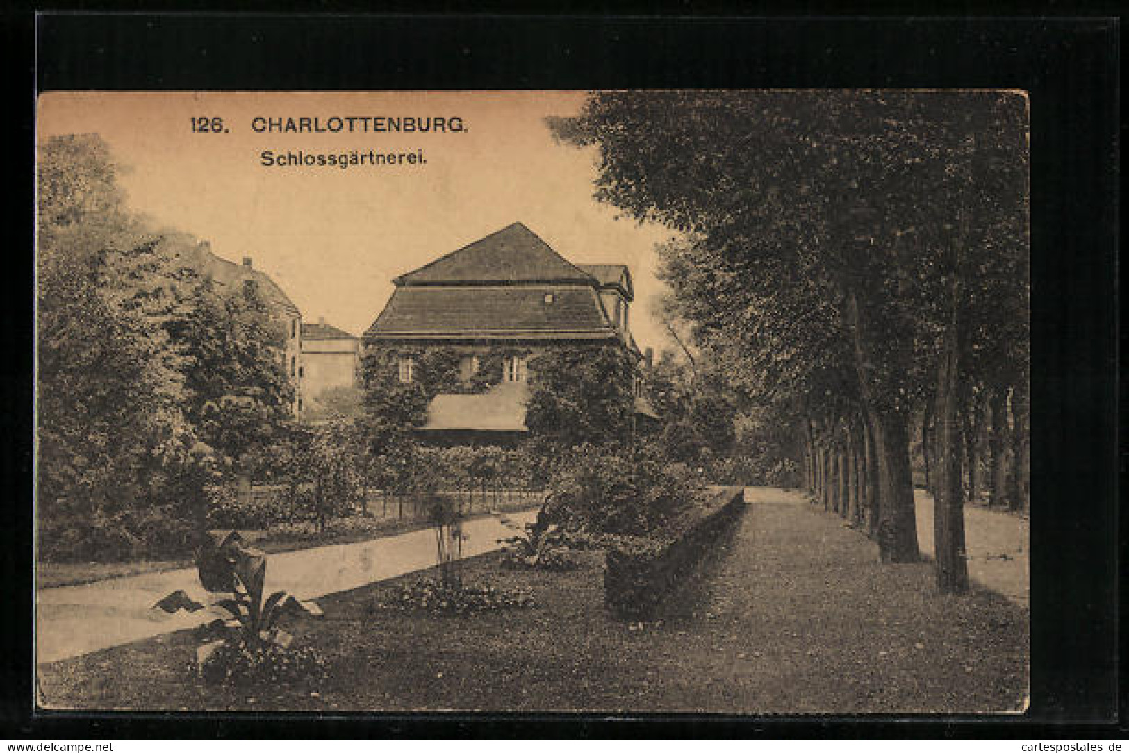AK Berlin-Charlottenburg, Schlossgärtnerei  - Charlottenburg