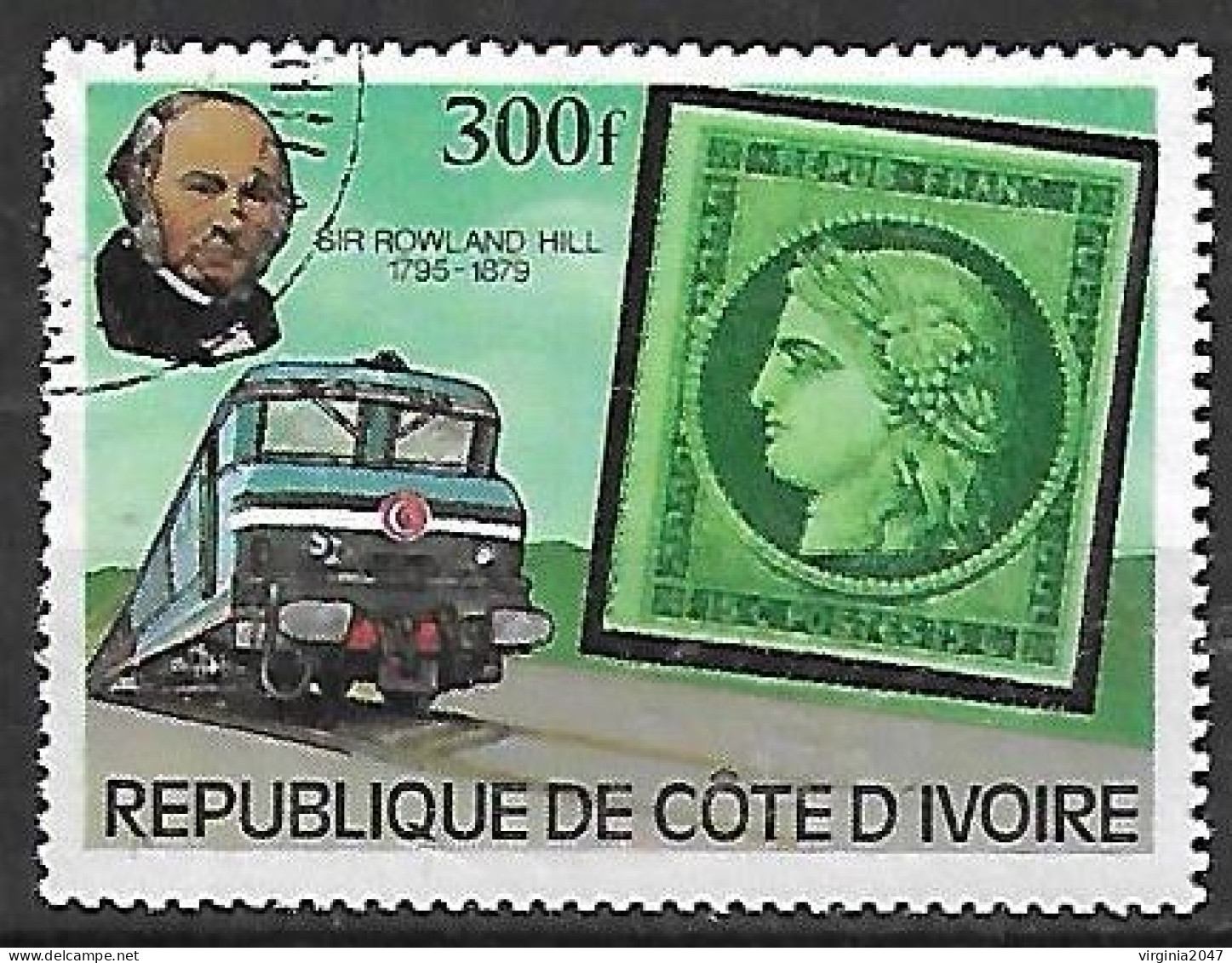 1979 Costa De Marfil Transportes Trenes 1v. - Trains