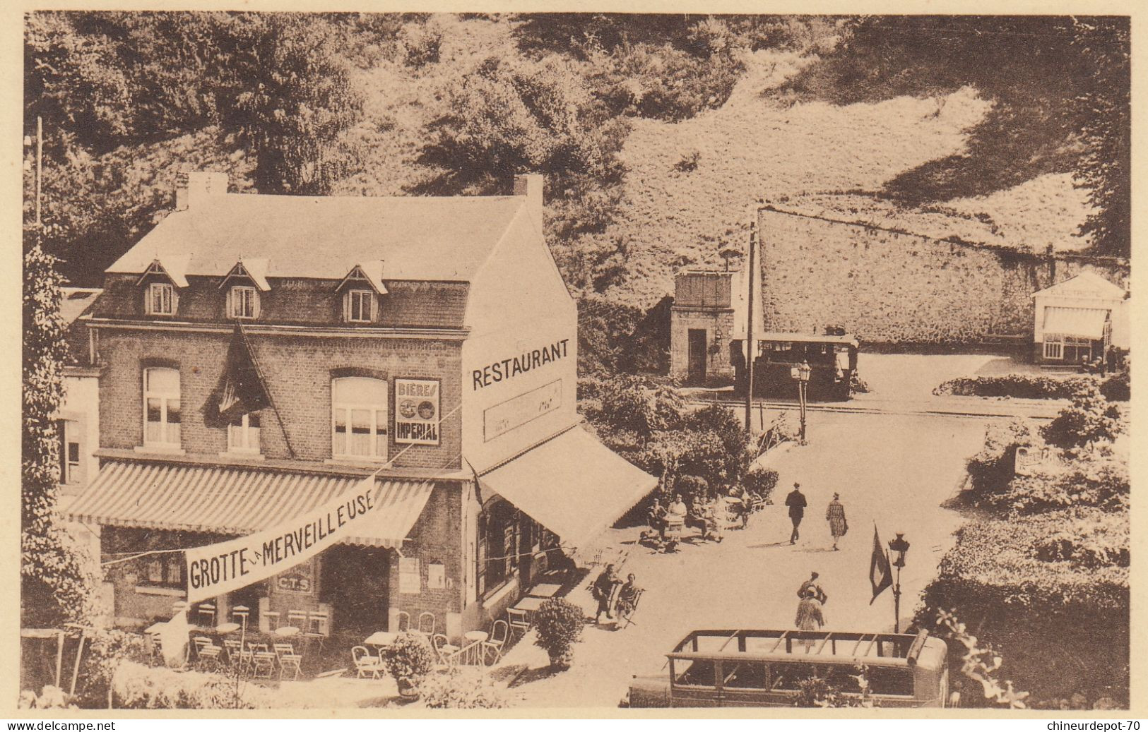 DINANT  RESTAURANT DES GROTTES   ..LA MERVEILLEUSE.. - Dinant