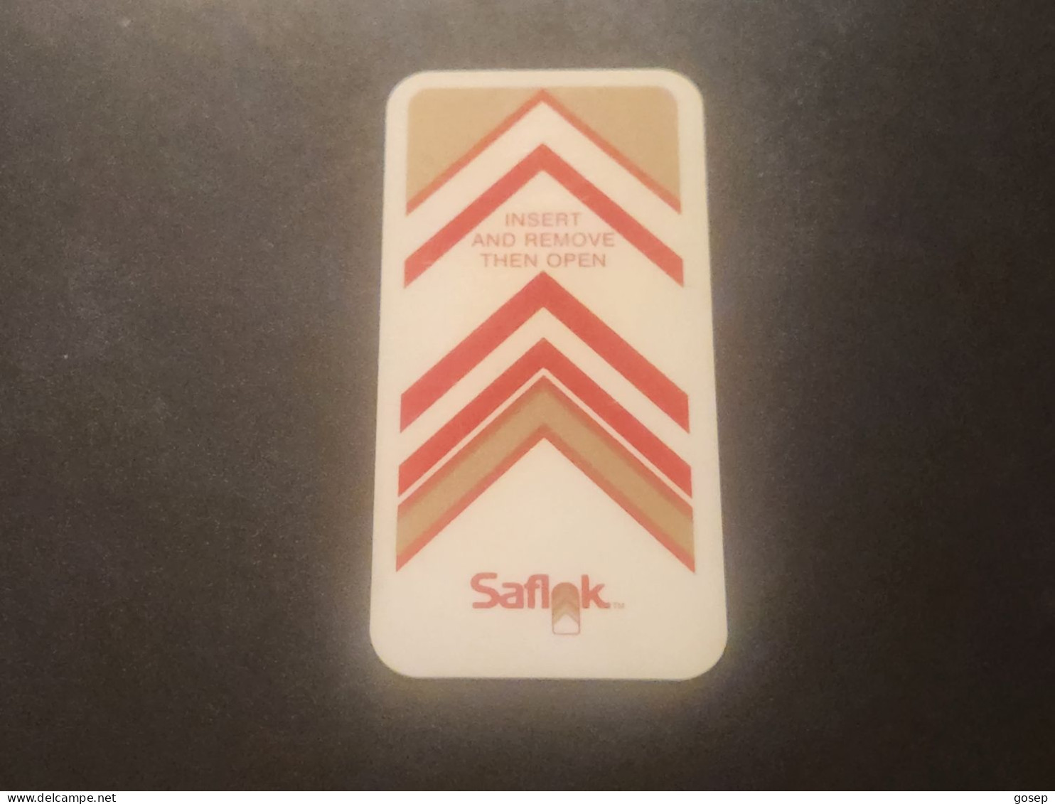 SAFLOK HOTAL-(1055)(?)GOOD CARD - Hotelkarten