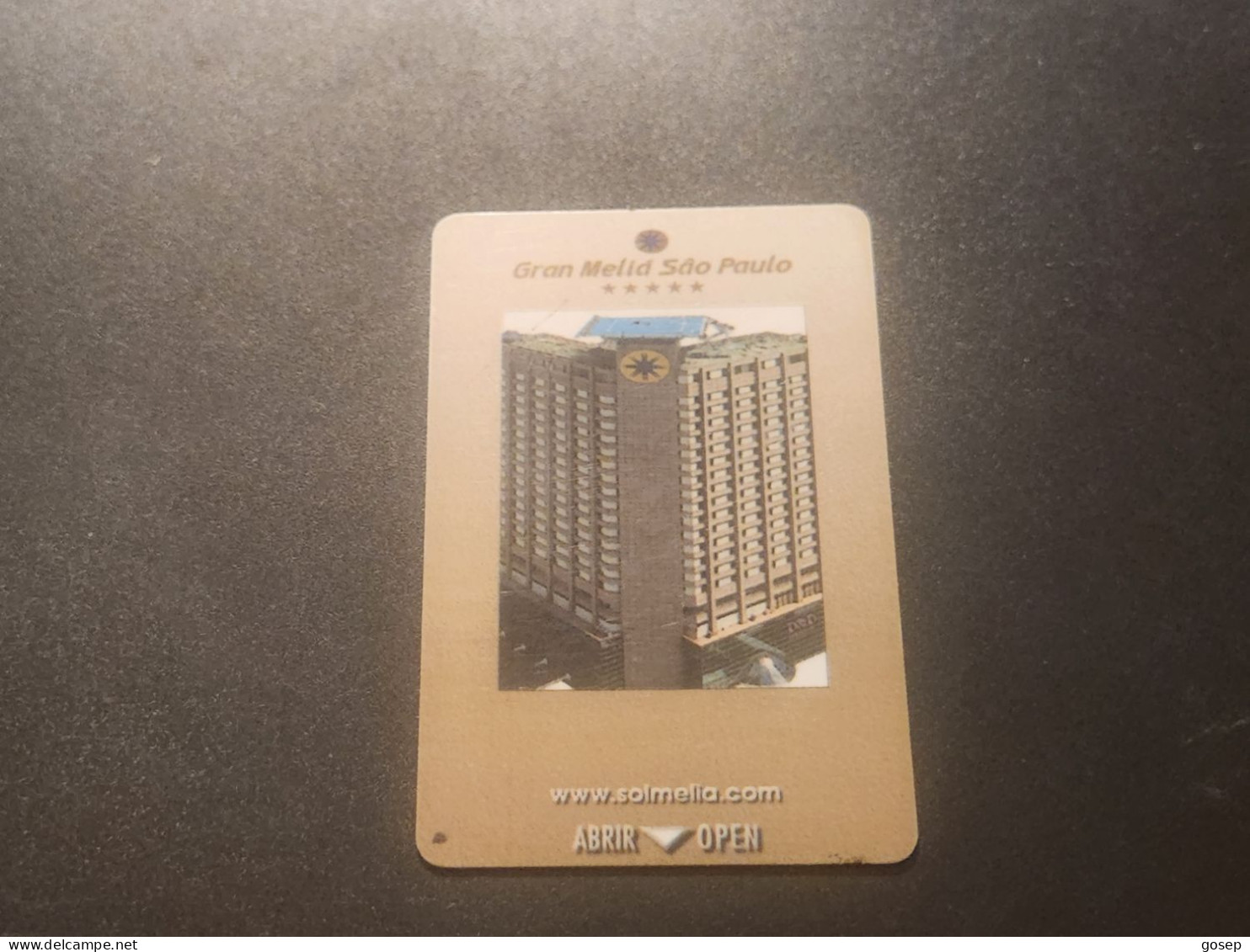 MEXICO-GRAN MELIA SAO PAULO HOTAL-(1056)(?)GOOD CARD - Hotelkarten