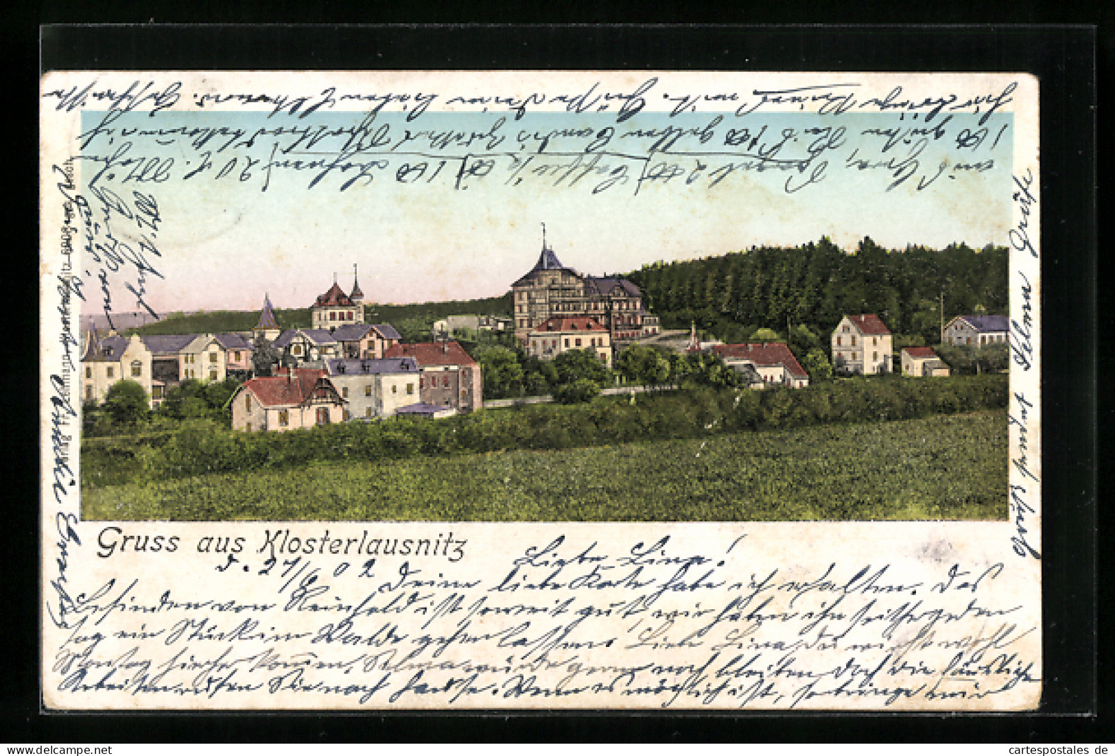 AK Klosterlausnitz, Panorama  - Bad Klosterlausnitz