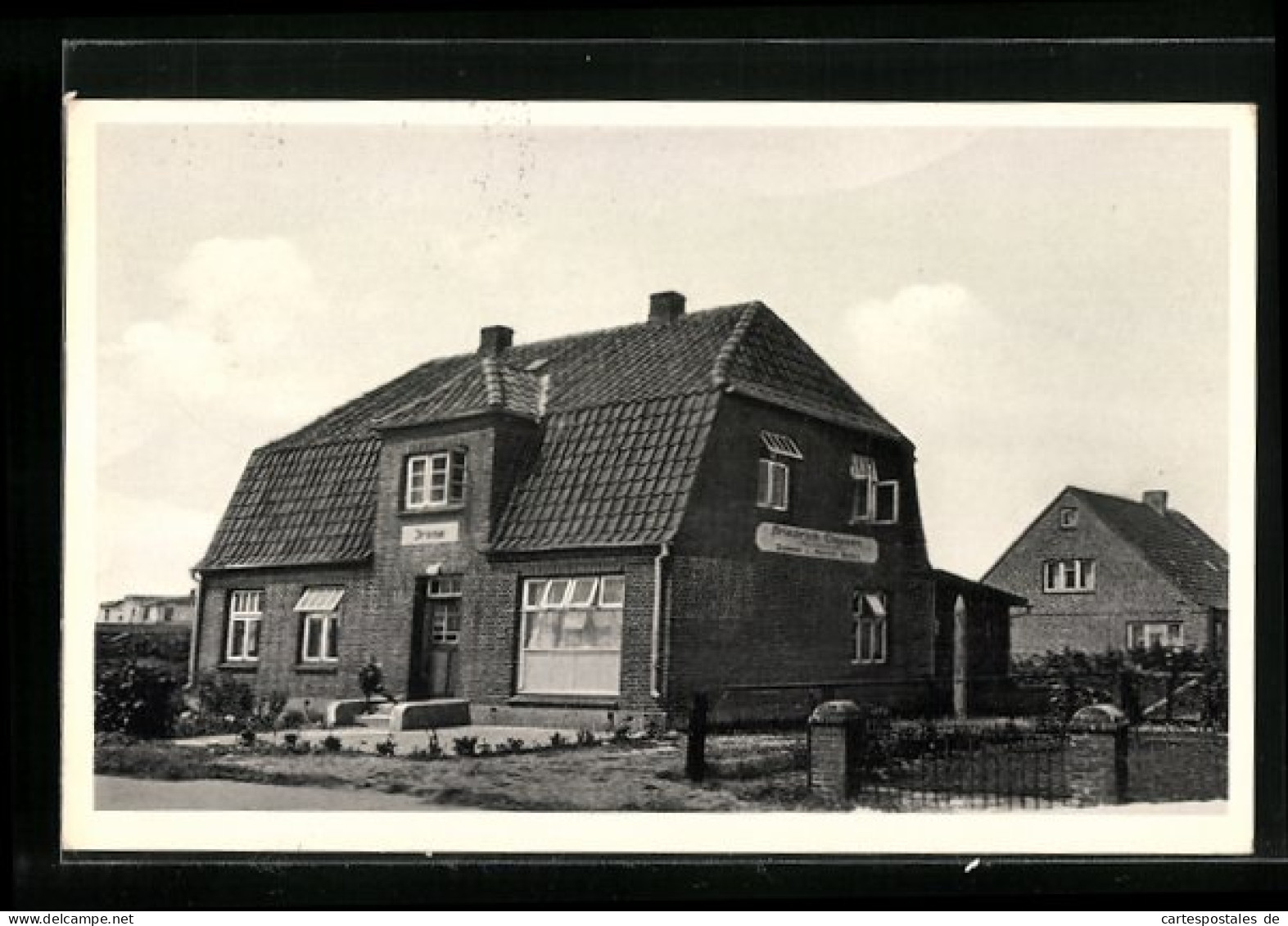 AK St. Peter-Ording, Haus Irene, Geschäft Von Friedrich Clausen  - St. Peter-Ording