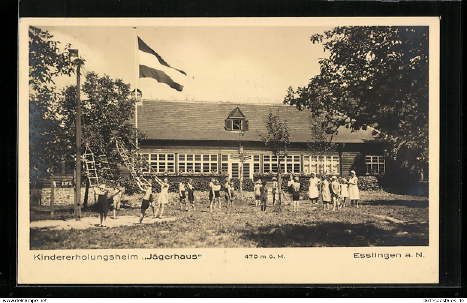 AK Esslingen, Kindererholungsheim Jägerhaus  - Esslingen