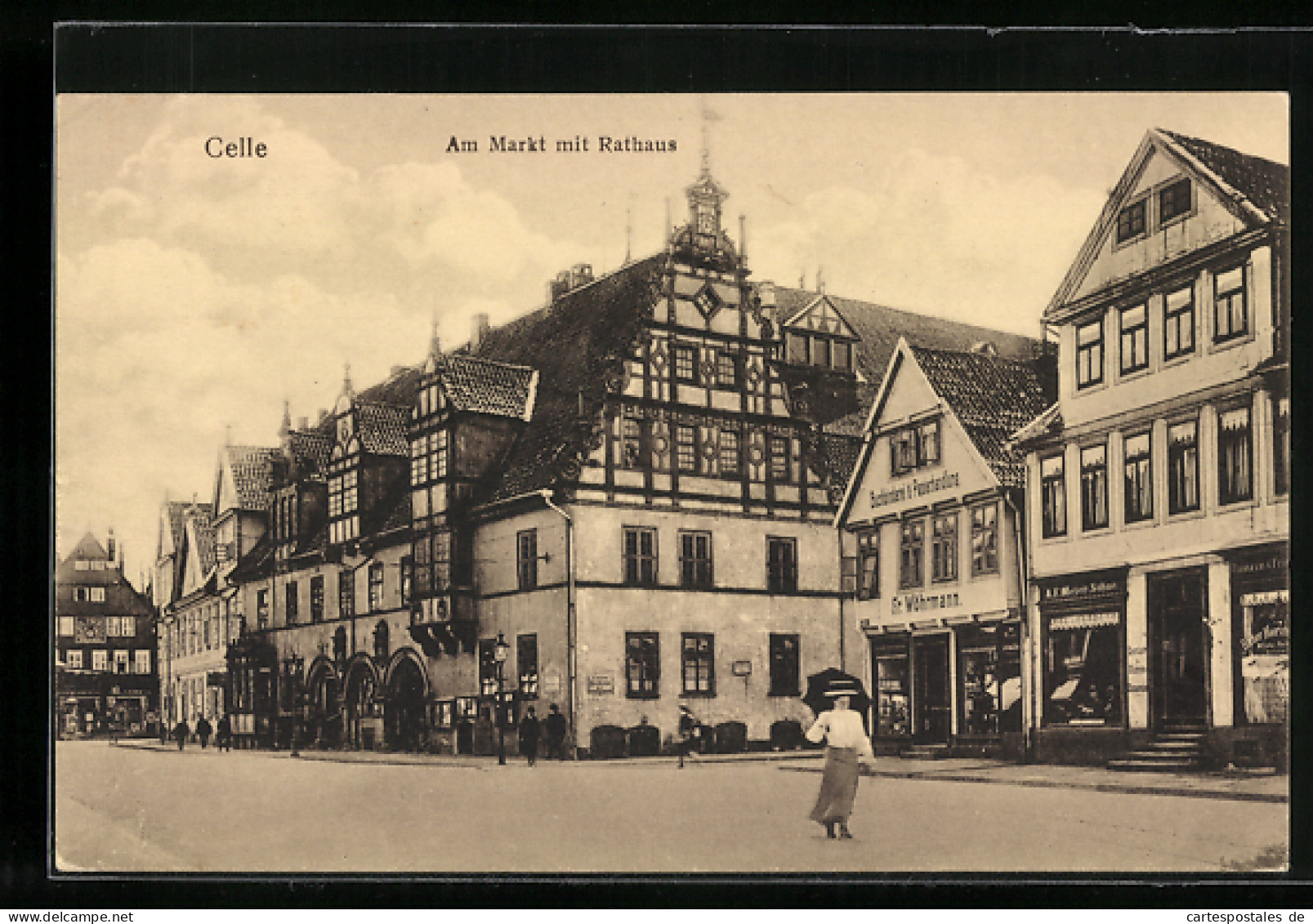 AK Celle, Markt Mit Rathaus  - Celle
