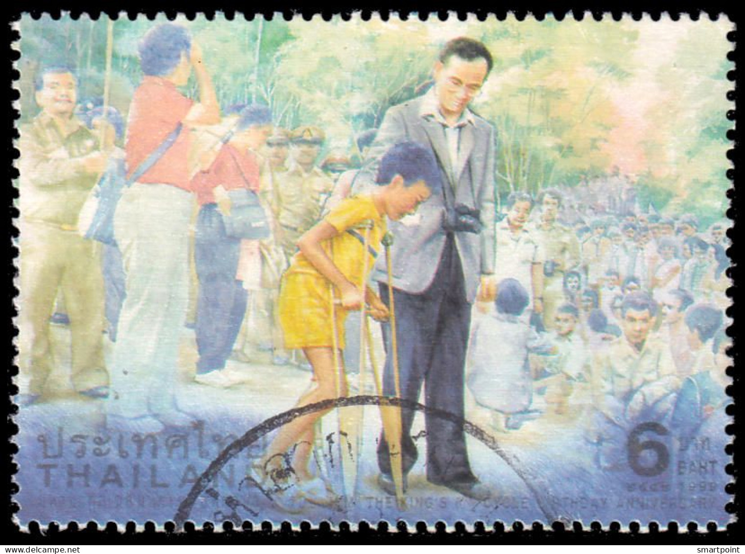 Thailand Stamp 1999 H.M. The King's 6th Cycle Birthday Anniversary (3rd Series) 6 Baht - Used - Thailand