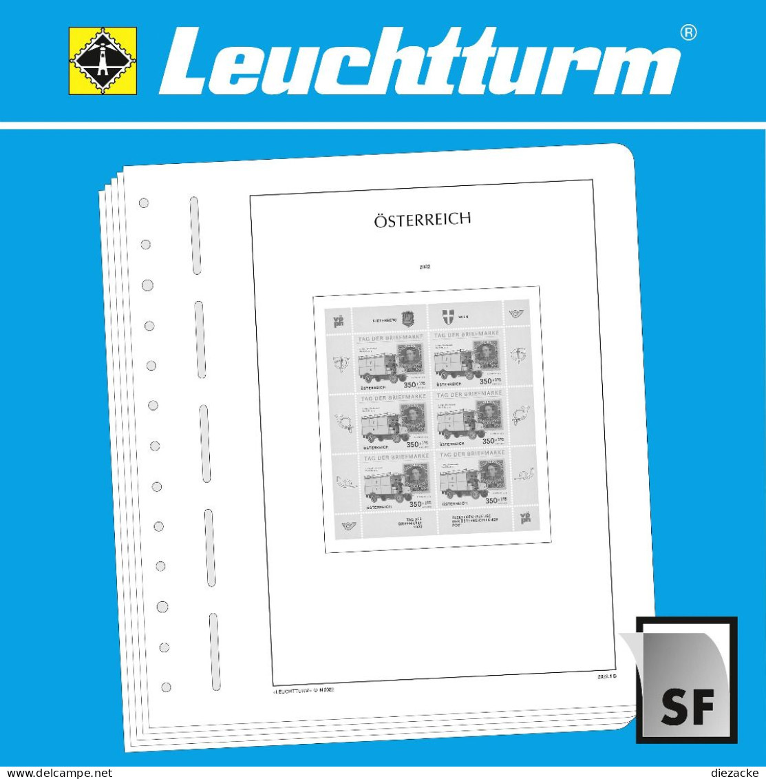 Leuchtturm Österreich Kleinbogen 2015-2019 Vordrucke SF 357169 Neuware ( - Fogli Prestampati